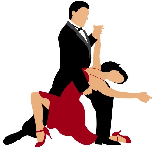 couple dancing the Tango Vals