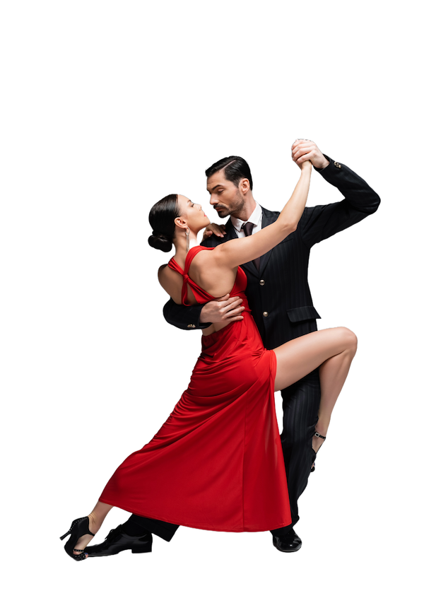 Coppia che balla insieme tango a Italia